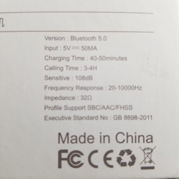 1141B Wireless Bluetooth 5.0 Earbuds Headset Mini in-Ear Noise Canceling Sport H - Picture 7 of 13